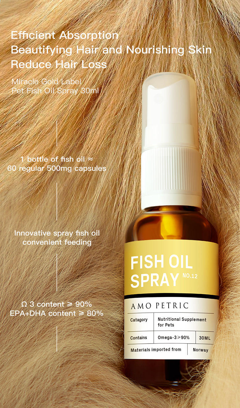 AmoPetric Fish Oil Spray for pets