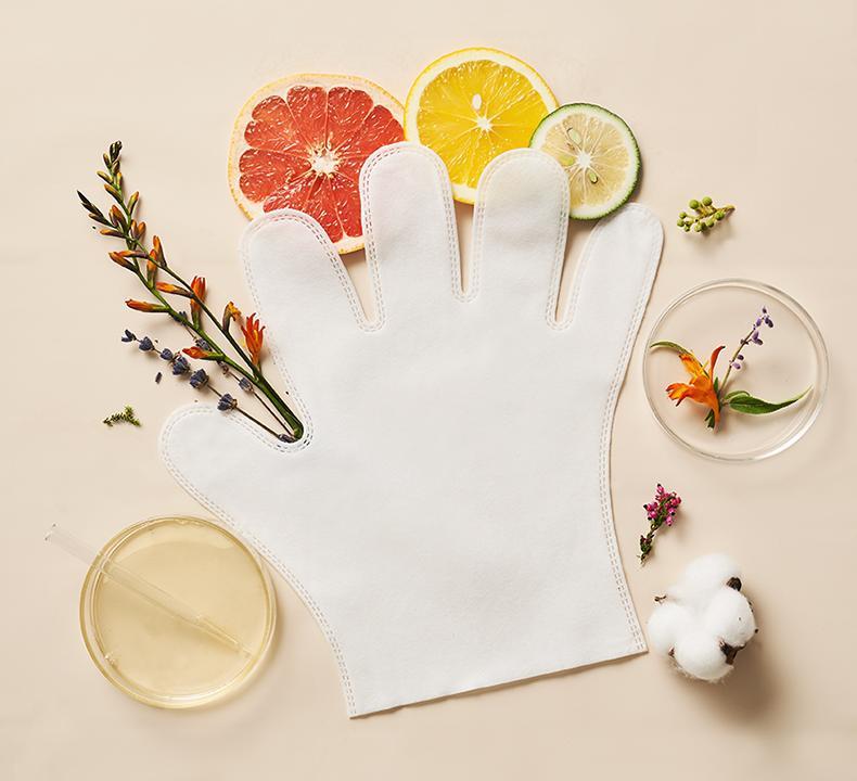 AmoPetric No-Washing SPA Glove for Pets with Blue Cypress